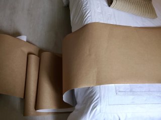 Papel de pared dorado/mostaza