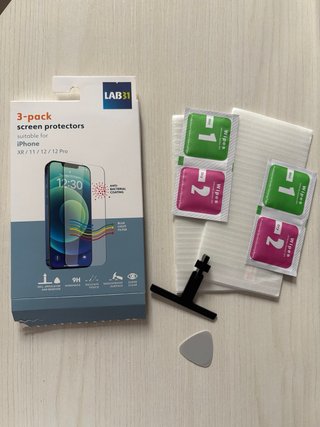 LAB31 3-pack Proteggi Schermo iPhone XR/11/12/12 P
