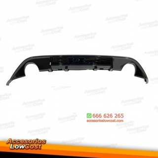 Difusor Trasero Volkswagen Golf 7 Look GTI Negro