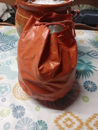 Secador de rulos vintage naranja