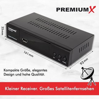 PremiumX receptor satélite digital Full HD