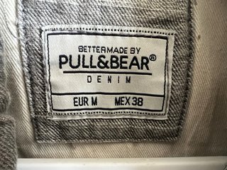 Colete de ganga cinza Pull&Bear Tamanho M
