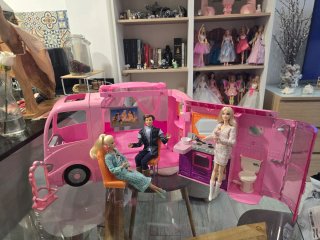 Autocaravana Barbie Rosa