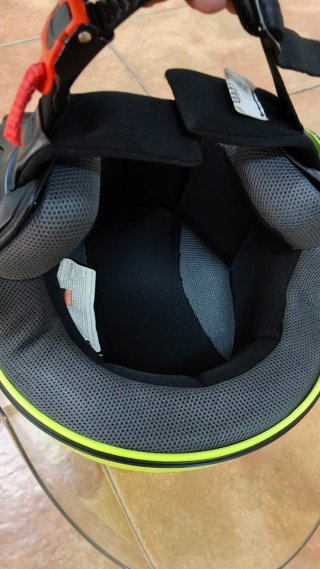 Casco Jet Unik Talla L Amarillo Neón