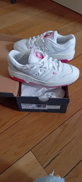 New Balance 550 Bianco Rosa