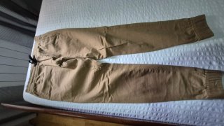 Pantalón Jogger Hollister Camel Talla XS