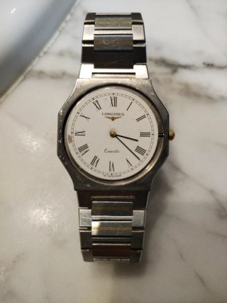 Reloj Longines Cuarzo Esfera Blanca, para REPARAR,