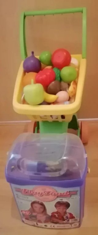Cocina de juguete de madera + accesorios