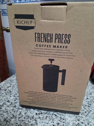 Cafetera French Press Kichly Acero Inoxidable