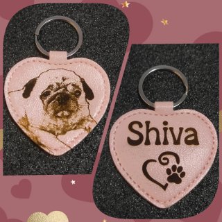 Llavero de cuero personalizado