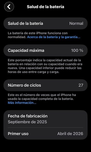 Cambio iPhone 512GB Negro