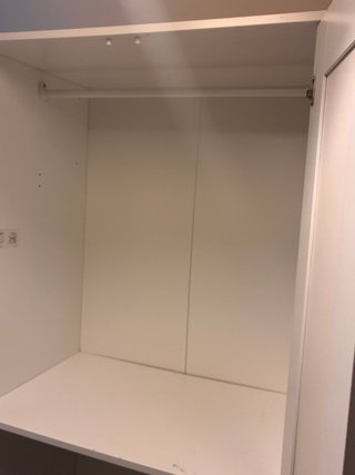 Armario blanco 3 puertas con espejo