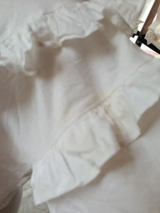 Blusa camisa con volantes