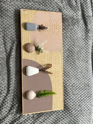 Cuadro Decorativo Madera y Plástico