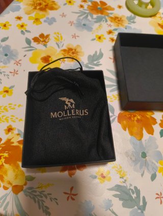 Cartera Mollerus Luxe Cuero Rojo