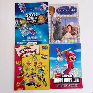 Lote de 10 álbumes de cromos vacíos plancha PANINI