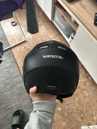 Casco Moto Negro
