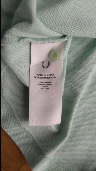 Polo Fred Perry Verde Talla M