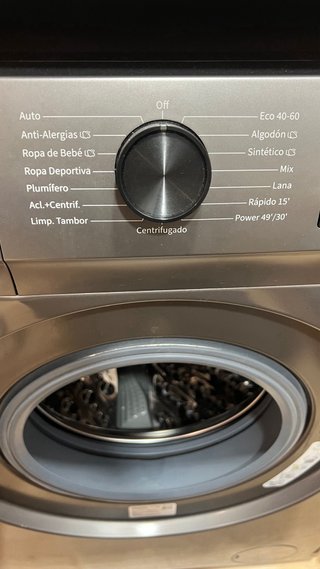 Lavadora Hisense Gris 8kg 1400rpm