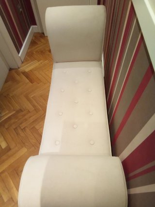 Diván descalzador beige