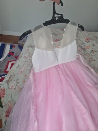 Vestido Unicornio Niña Rosa Talla Única