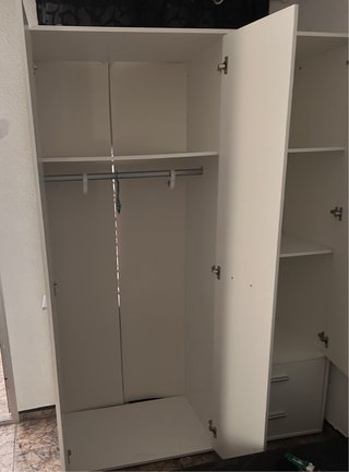 Armario blanco grande 3 puertas