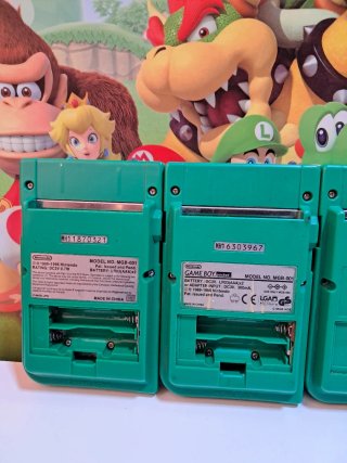 Lotto 3 Nintendo Game Boy Gameboy Pocket Verdi