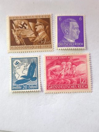 Lote sellos epoca nazi, auténticos.