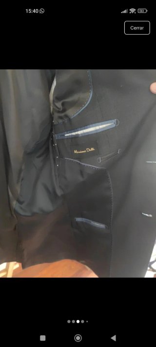 Traje graduación Massimo Dutti Gris