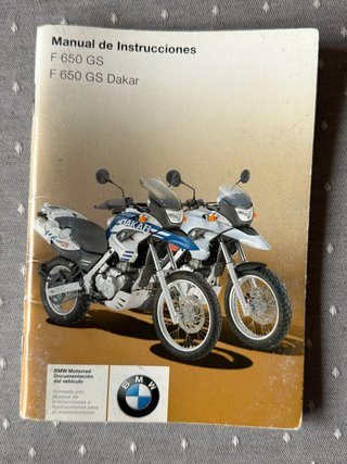 Manual BMW F650 GS Dakar Instrucciones