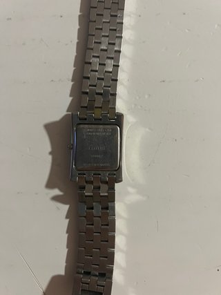 Reloj Lotus Plata Rectangular