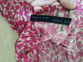 Vestido Zara Rosa Talla L