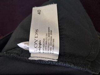 Pantalón Lloyd's Negro Talla 32