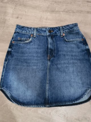 Falda vaquera azul