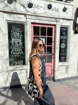 Bolso Wayuu Beige y Negro