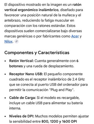 Ratón Vertical Ergonómico PC Negro
