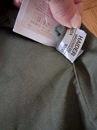 Chaqueta militar verde