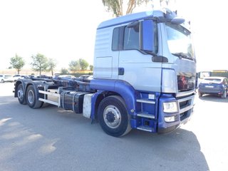 MAN TGS 26 480-CAMIONES GANCHO PORTACONTENEDOR
