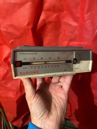Transcodificador Euronic VHF UHF Vintage TV