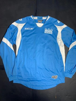 Camiseta Retro Fútbol Saller Azul