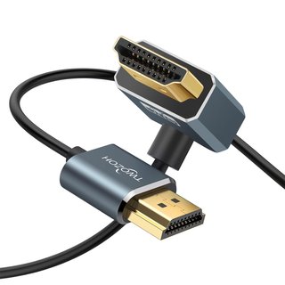Twozoh cable HDMI ultrafino ángulo izquierdo