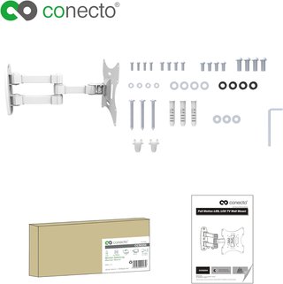 conecto soporte pared tv inclinable giratorio