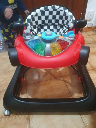 Andador bebé coche de carreras