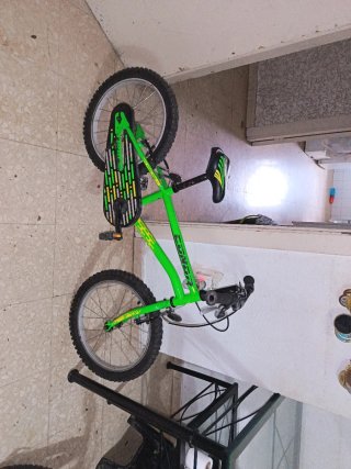 Bicicleta infantil verde