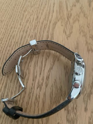 Reloj Jaguar Cronógrafo Negro y Plateado