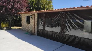Toldo PVC enrollable para cierre