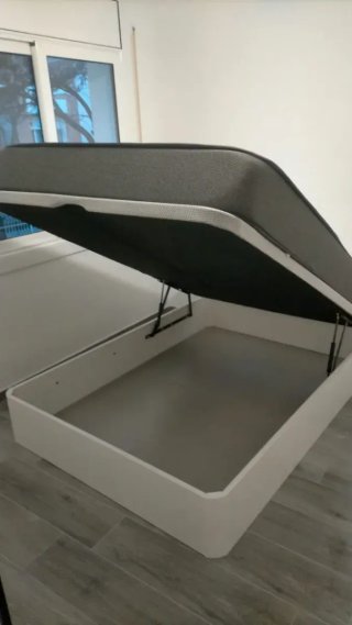 Canapé abatible madera con colchón