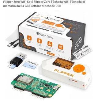 Flipper Zero + WiFi Card MAI USATO