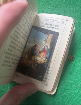 Antiguo misal portugués tapas nácar