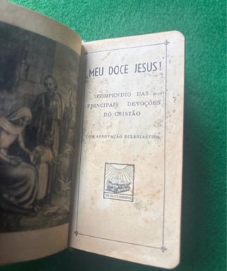 Antiguo misal portugués tapas nácar